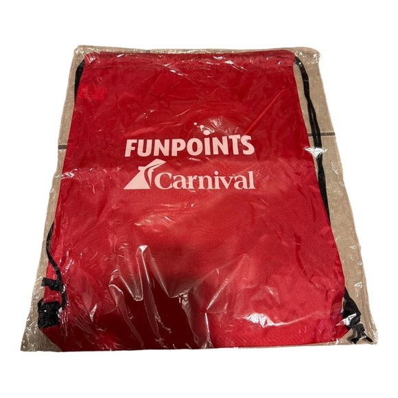 Carnival Cruise Behind the fun tour drawstring backpack - Picture 4 of 4